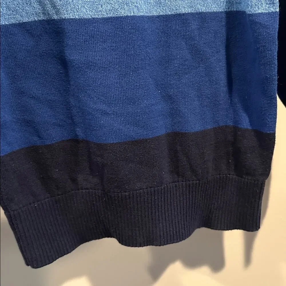 The Children's Place XS (4) Crewneck‎ Blue/Gray Colorblock Pullover Sweater NWOT